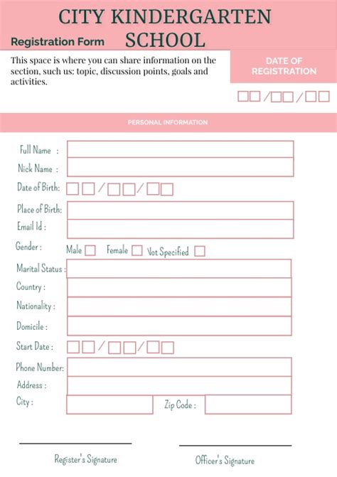 School Registration .